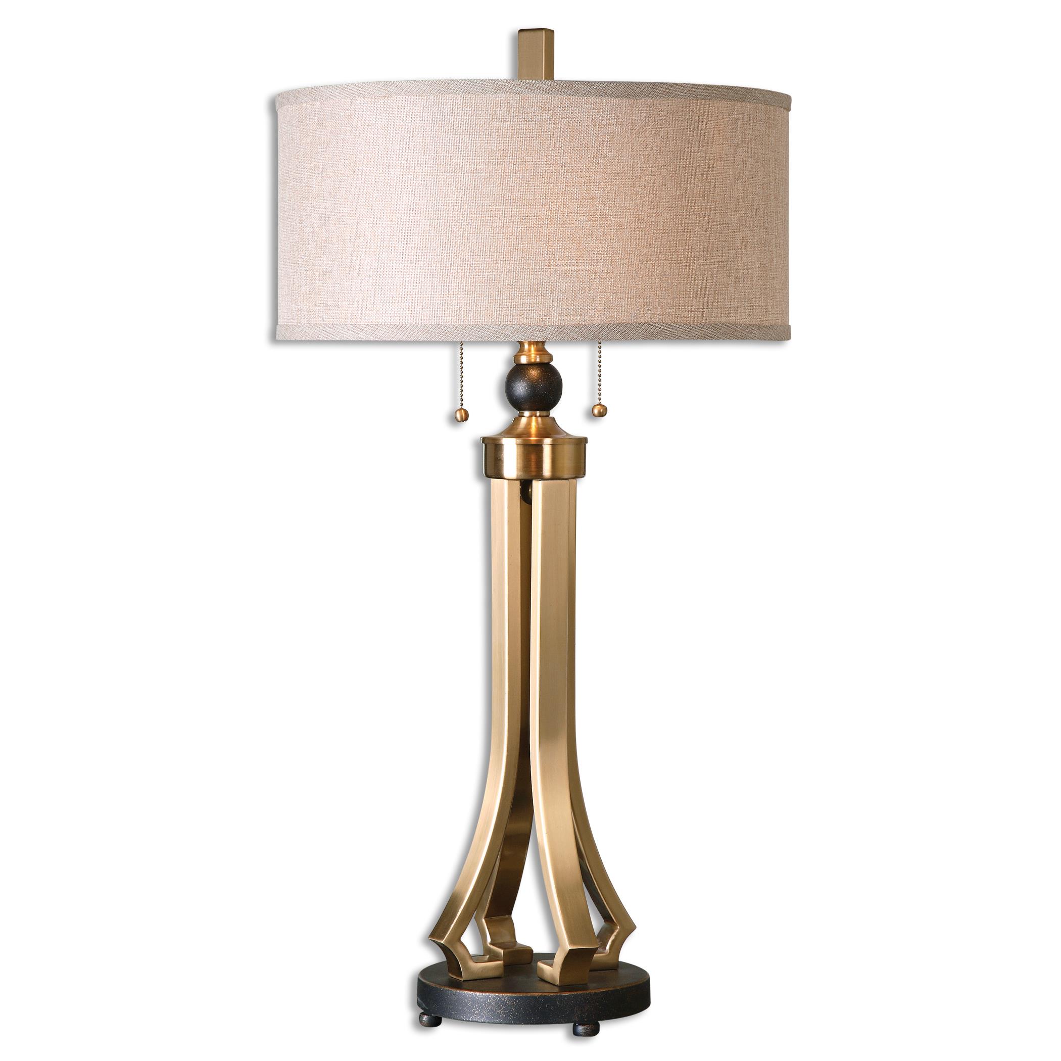 Uttermost Table Lamps 26631-1 Selvino Brushed Brass Table Lamp | Del